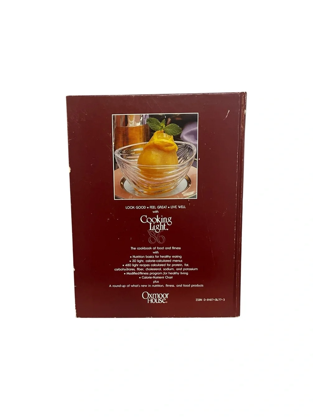 Cooking Light ’86 Cookbook Vintage 1986 Hardcover Southern Living Oxmoor House
